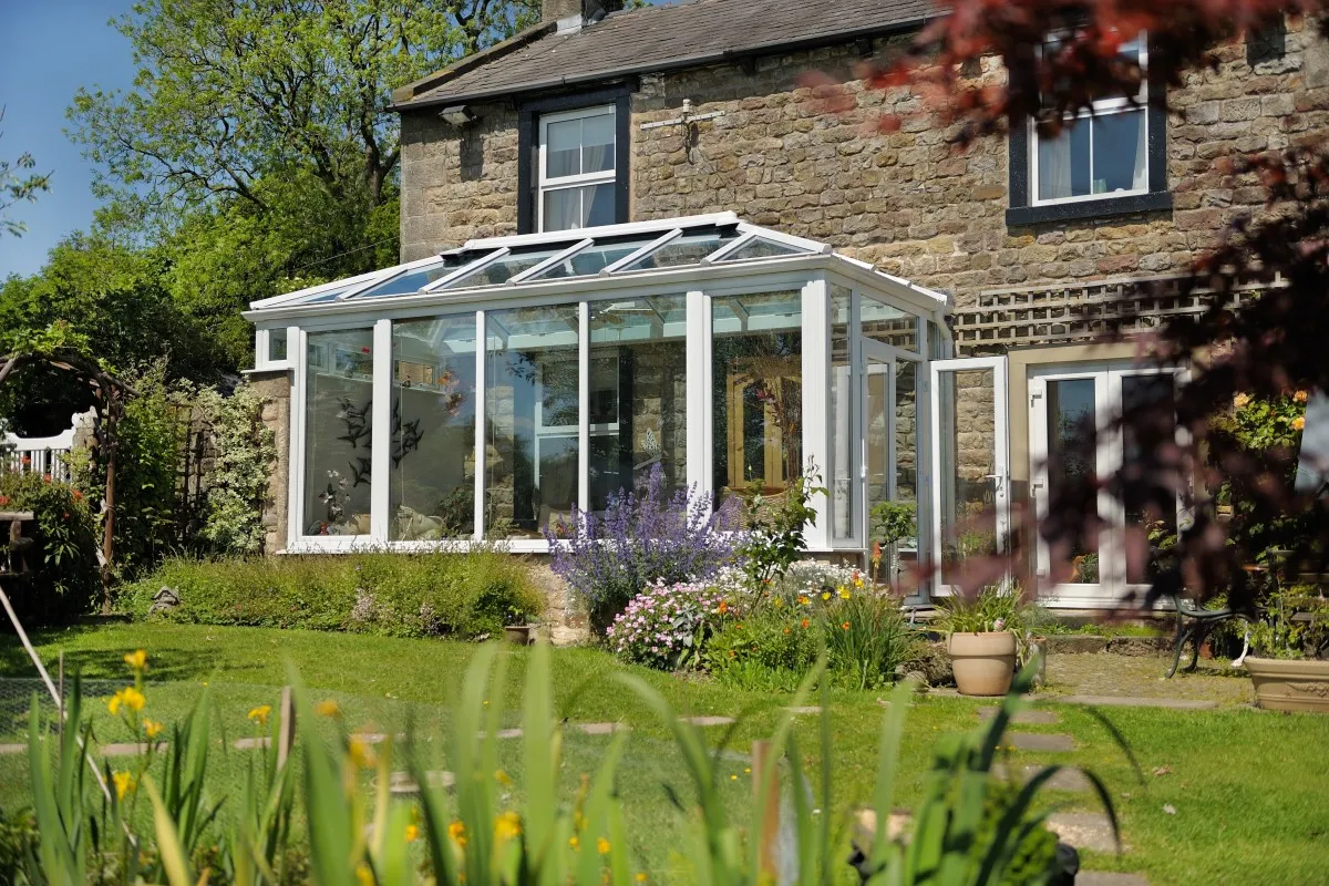 White Edwardian Conservatory