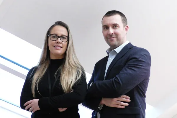 Rebecca Clegg and Greg Hawksworth