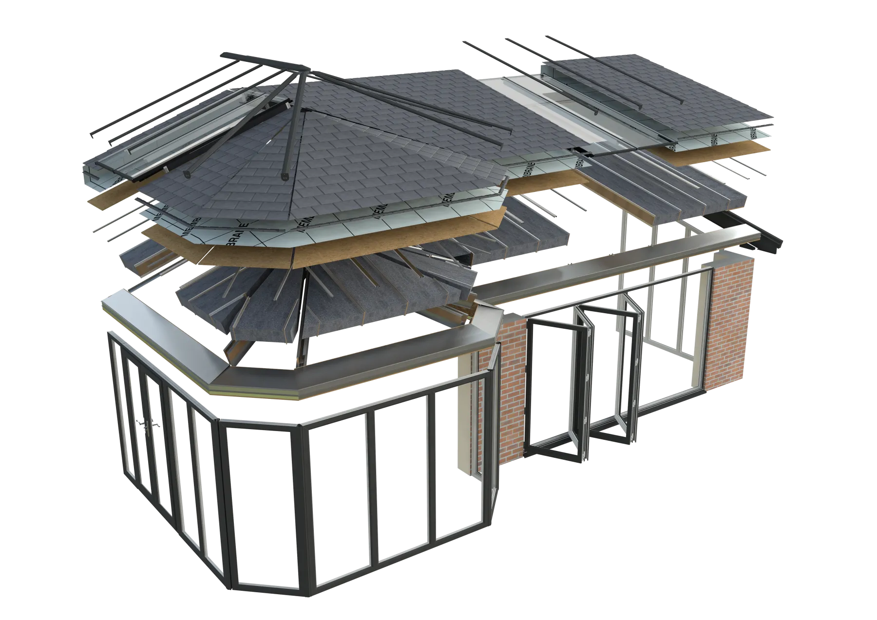 Ultraroof exploded view