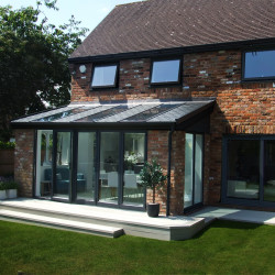 Ultraroof Lean-to Grey Windows