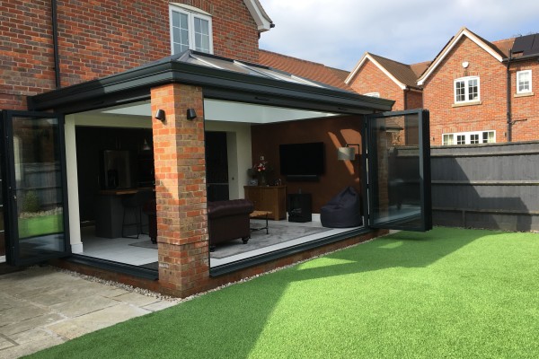 Ultrasky Roof with bi-fold doors