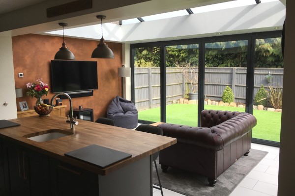 Ultrasky Roof with bi-fold doors