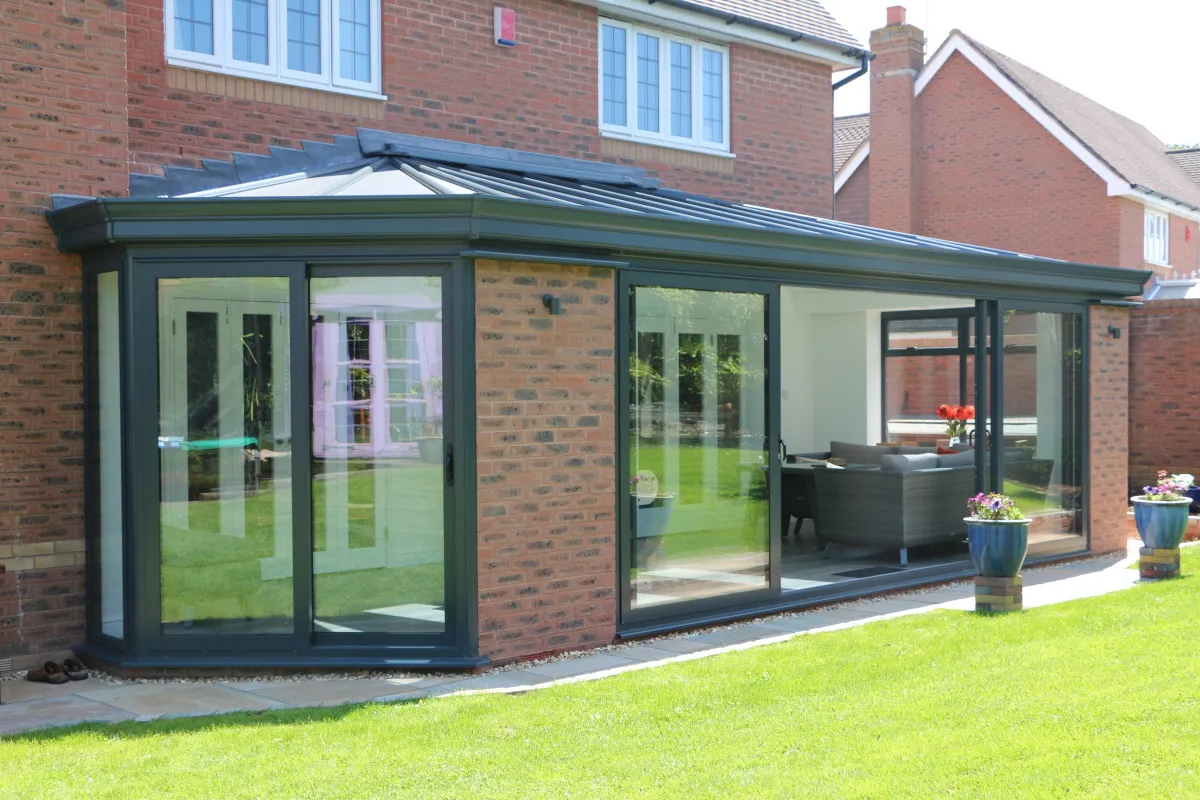 Livinroof, extension, sliding doors