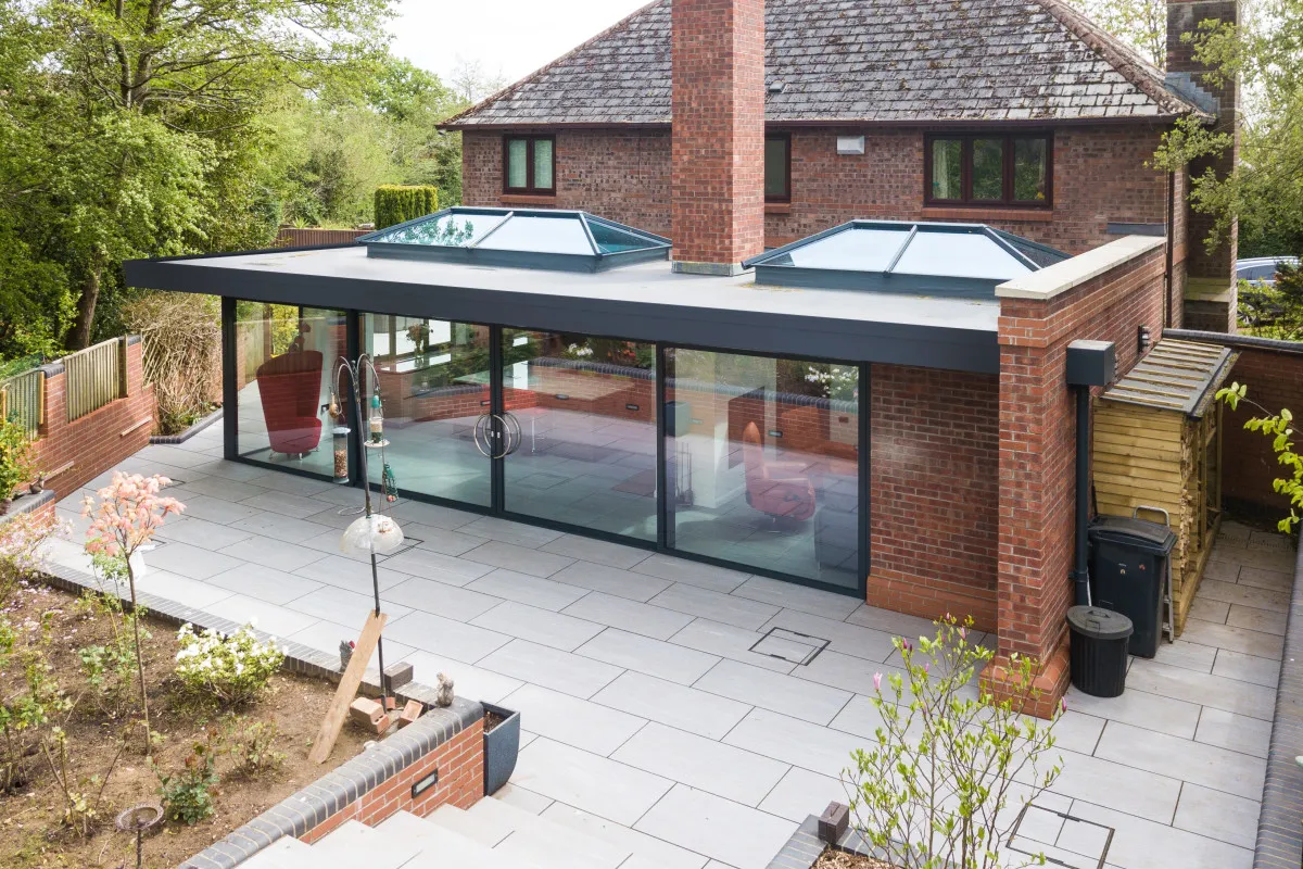 Double glazed extension