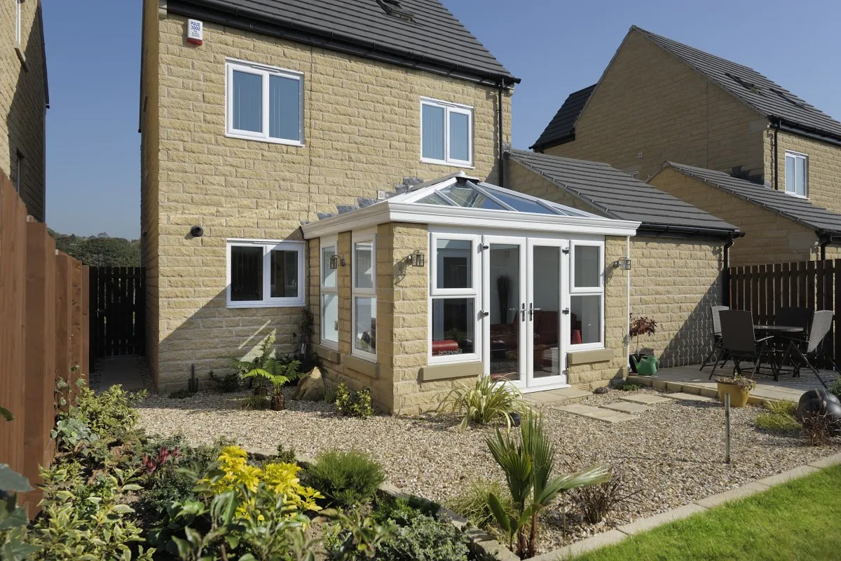 Small Orangery With Double Hipped Conservatory Roof