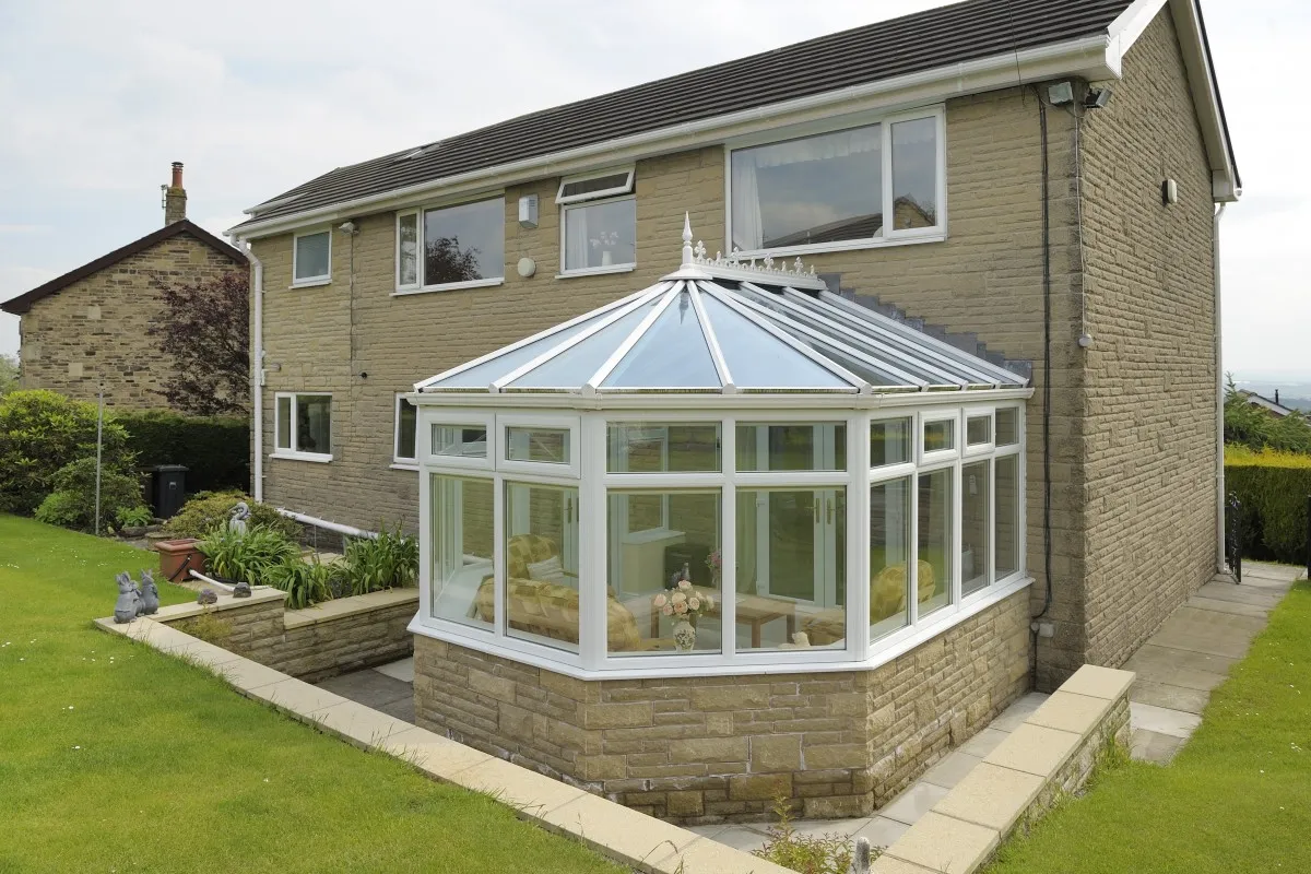 Small Glass Roof Conservatory