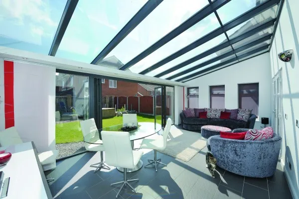 Our Ultraframe Conservatory is an Extension to our Garden