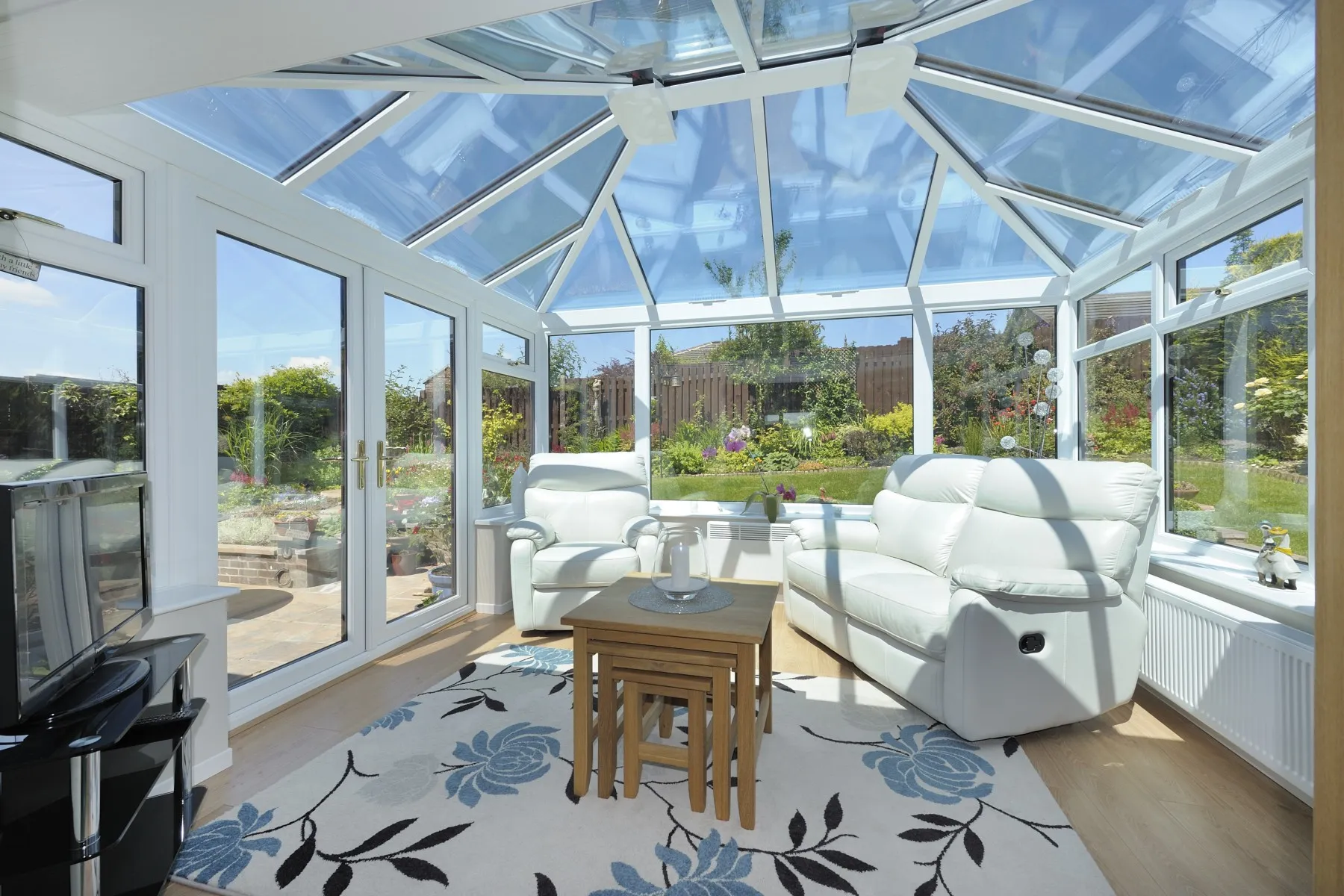 White Conservatory Roof