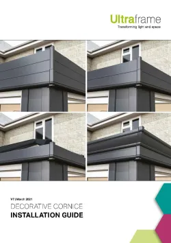 Ultraframe Cornice Installation Guide