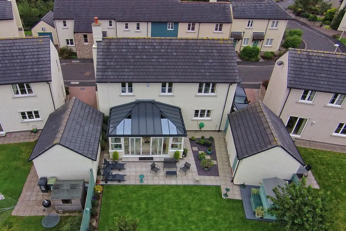 Georgian Conservatory With Solid Roof
