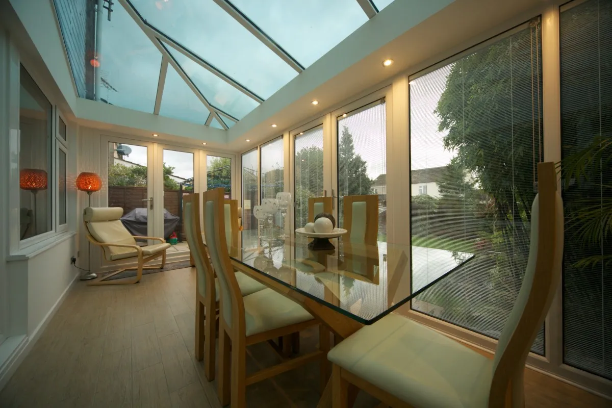 White Conservatory Extension