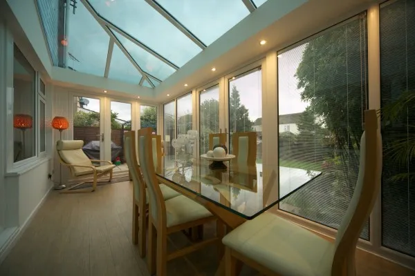 White Conservatory Extension