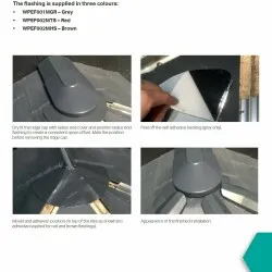 Ultraroof - Radius End Flashing Installation Leaflet