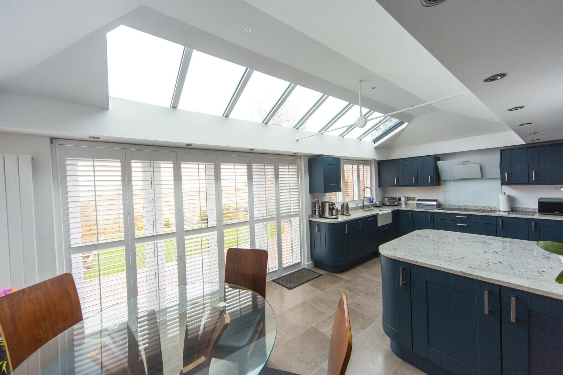 Solid Roof Kitchen Extension