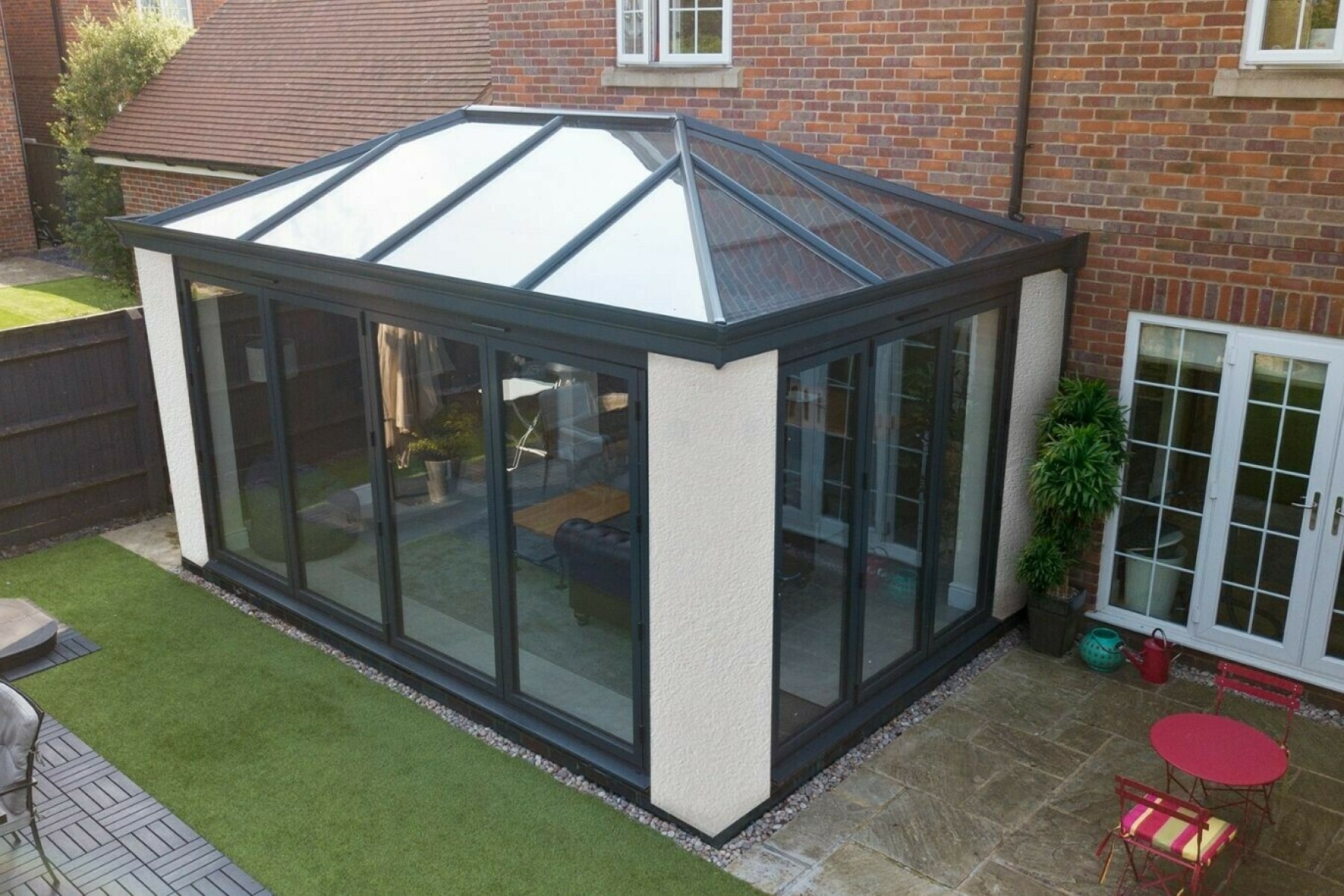 glass roof orangery