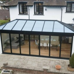 energy efficient glazed extension