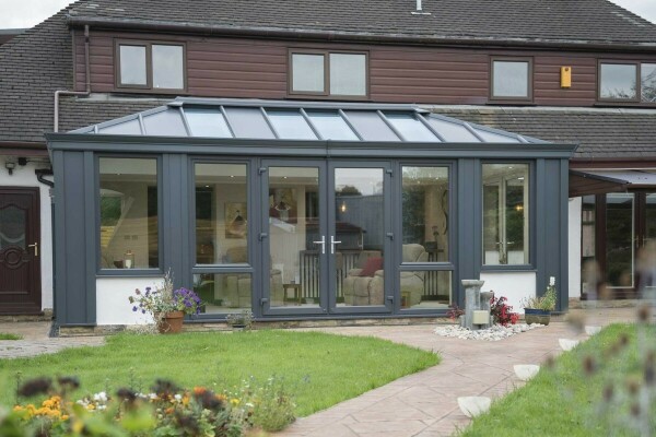 Glass roof extension