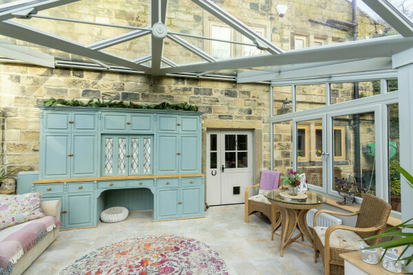 Glass roof extension
