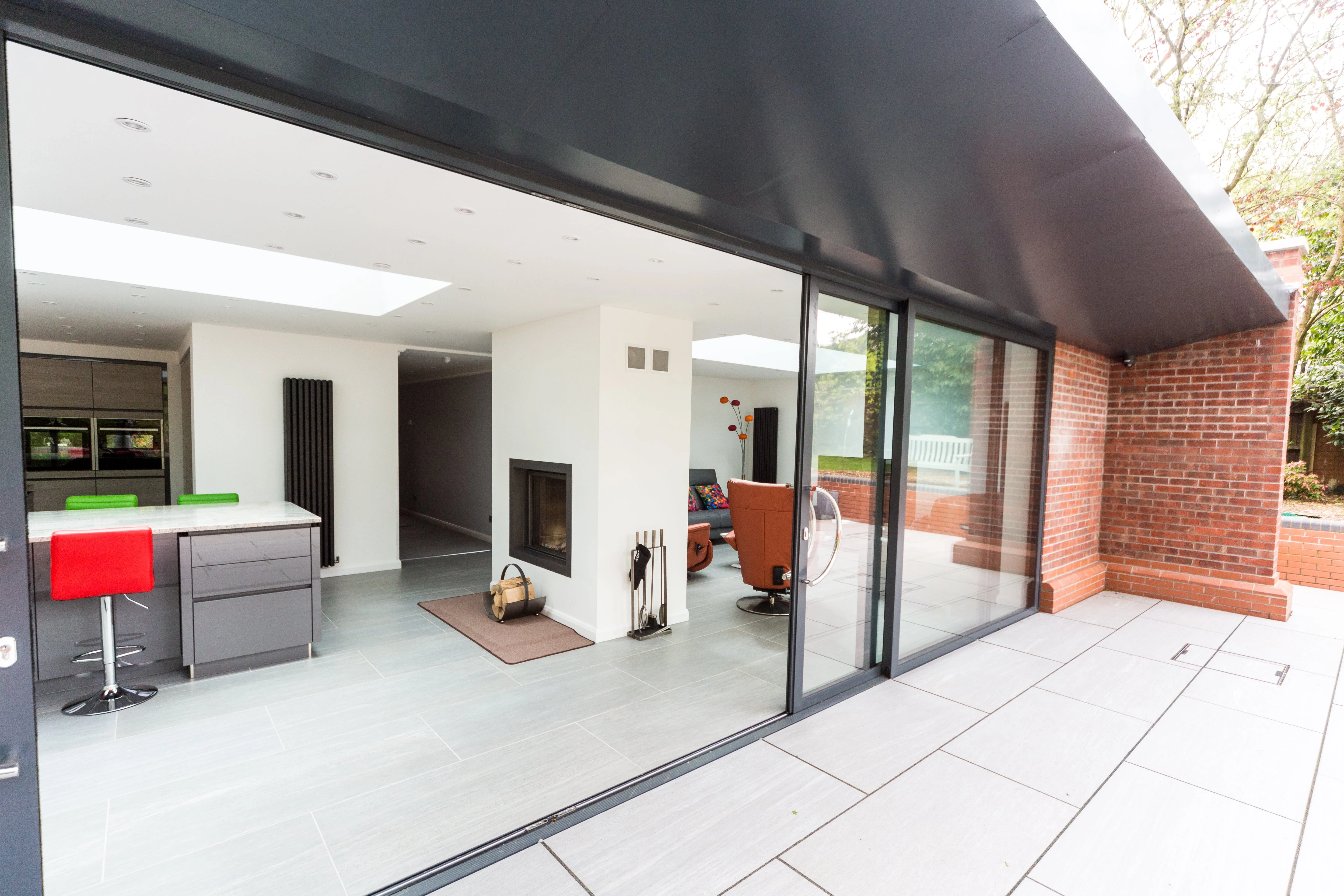 orangery with bifolding doors