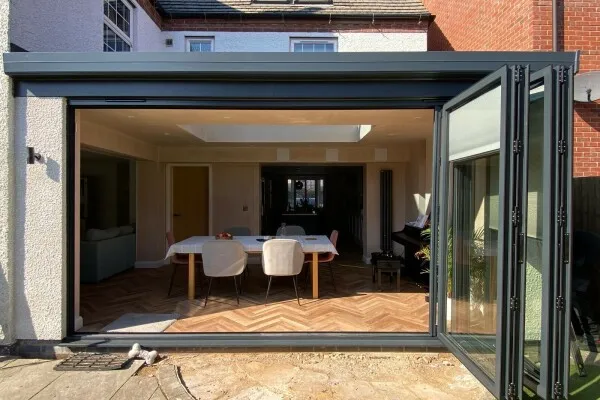 Knocked through & watertight within a week!