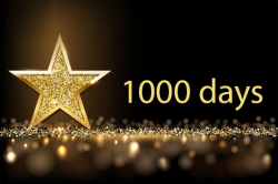 1000 Days without Lost Time Injury (LTI)