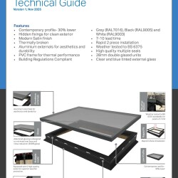 Stratus Flat Skylight Technical Guide