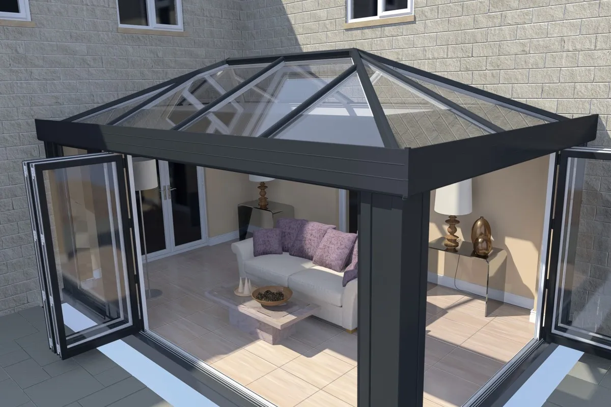 Modern Orangery With Lantern Roof