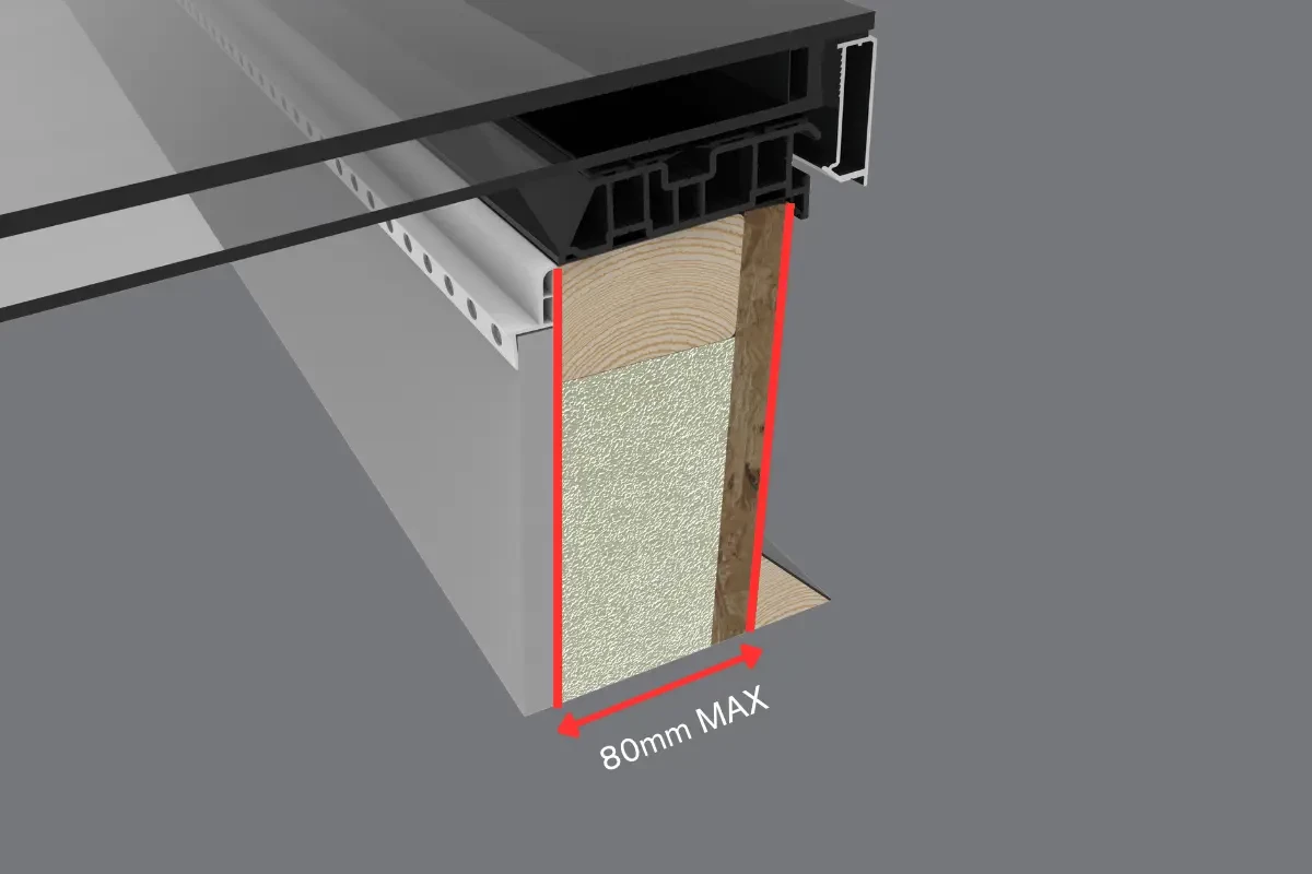 Ultrasky Flat Skylight Kerb