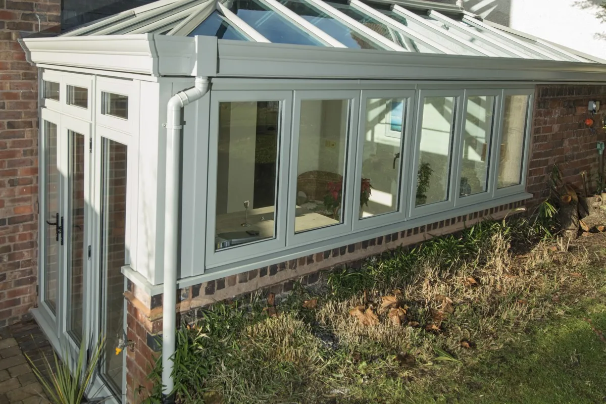 White uPVC Consevatory