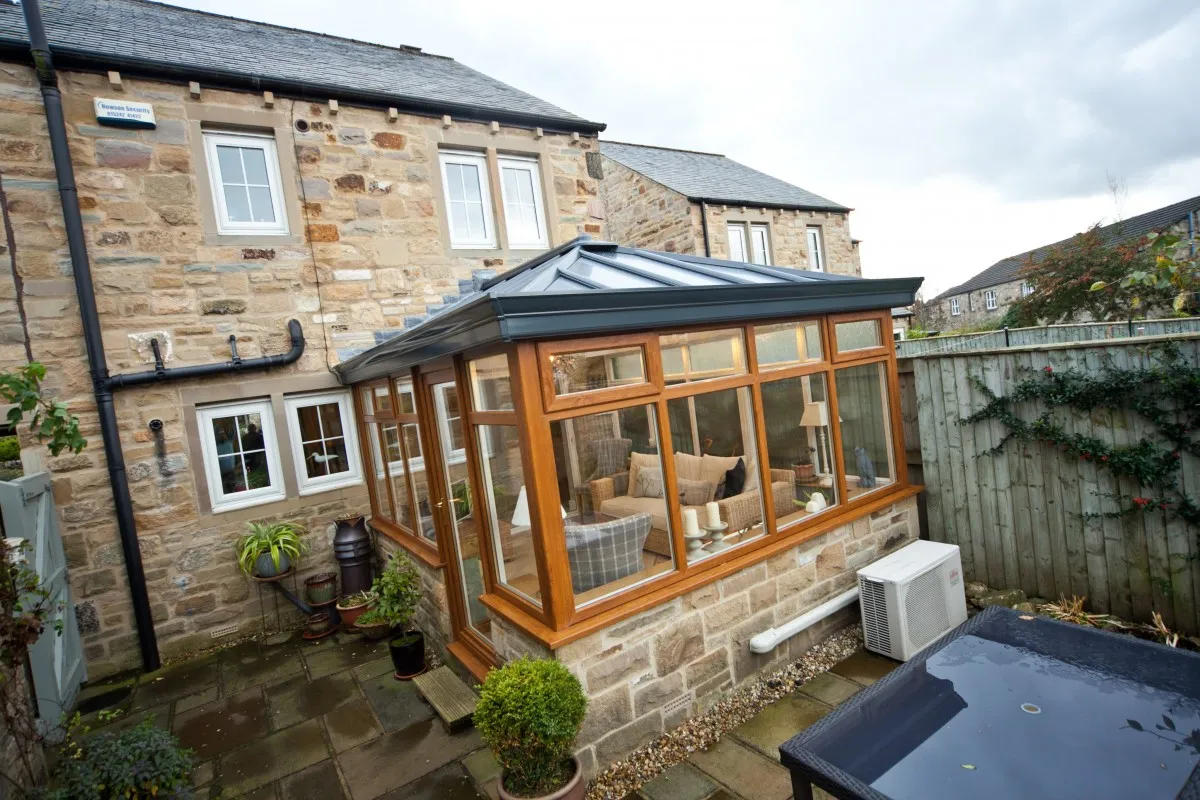 Small Edwardian Conservatory with Double Hipped Roof